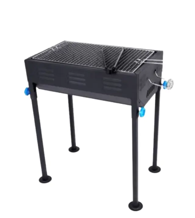 KMT Style Φορητή Ψησταριά Κάρβουνου για BBQ 48.5x30εκ. Μαύρη