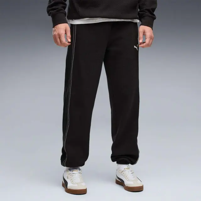 Puma Men's Class Material Sweatpants Μαύρο 694300-01 (Puma)