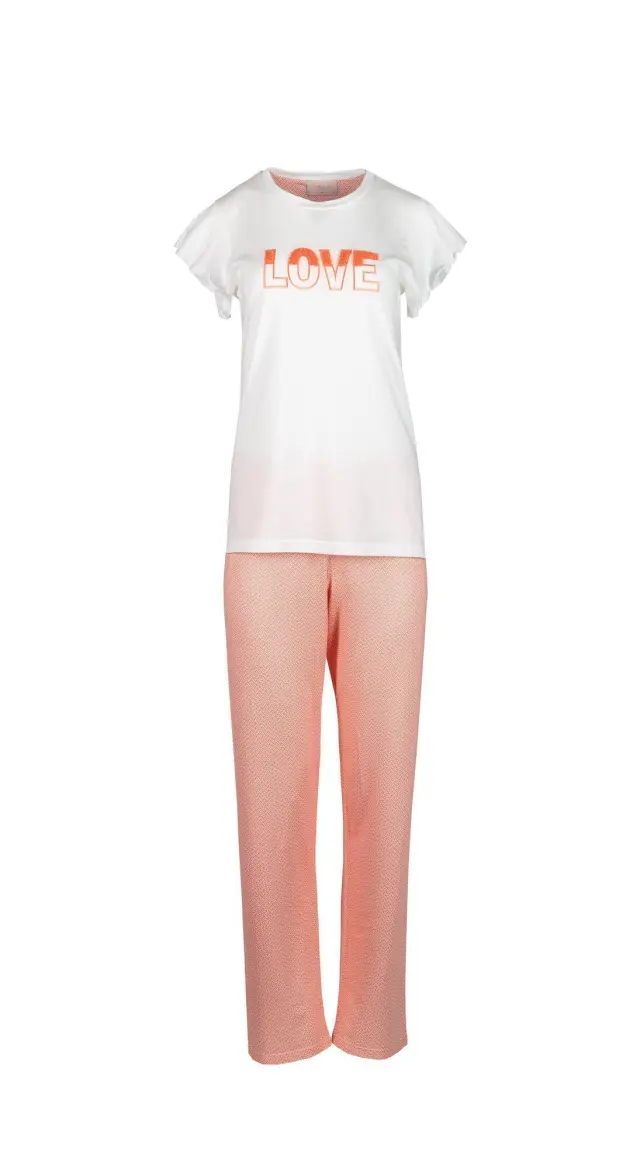 S740 - Type - PIJAMA ABSTRACT FLOWERS LONG PANTS - M 3