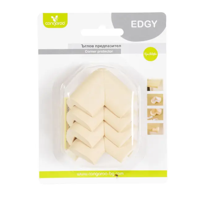 Προστατευτικά Γωνιών 4τμχ Edgy Cangaroo Beige 3800146270414