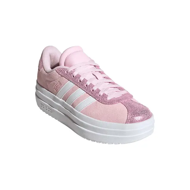 adidas Sportswear Girl's VL Court Bold Suede J Ροζ JS3478 (adidas Sportswear) 3