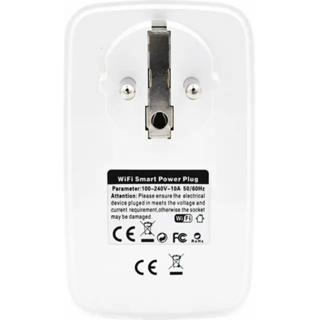 Andowl Q-A224 Μονή Εξωτερική Πρίζα Ρεύματος Wi-Fi Λευκή 2