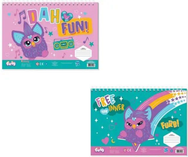 Μπλοκ Ζωγραφικής 40 Φύλλων 2 Σχέδια Furby / 484504 (Must)