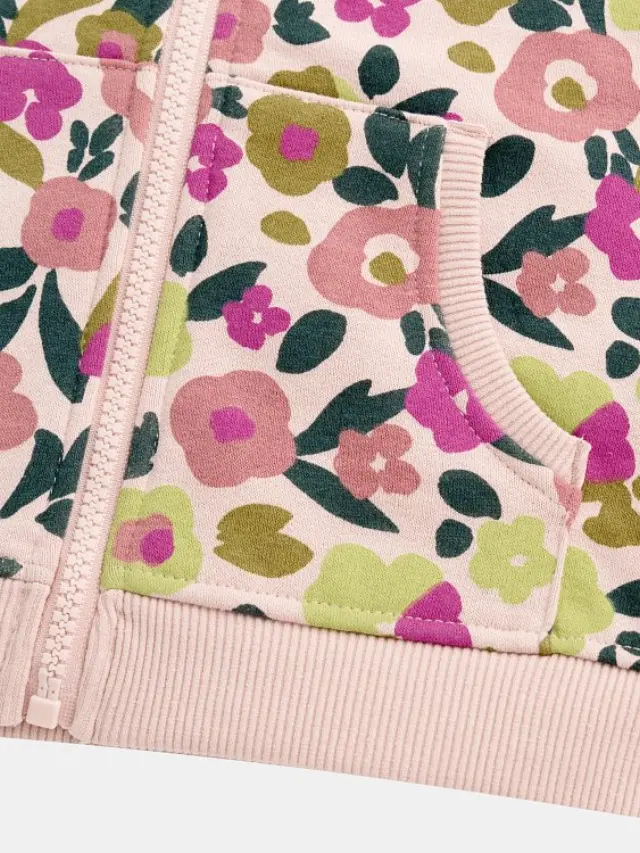 Παιδική Ζακέτα για Κορίτσια Blossom Hoodie ΡΟΖ 2