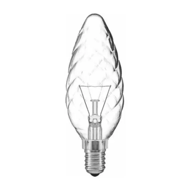 Incandescent Candle Bulb C35 E14 25W Clear