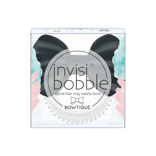 Invisibobble Bowtique Spiral hair Ring True Black 1τμχ