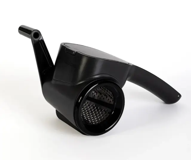 Microplane Τρίφτης Rotary Χειροκίνητος Ανοξείδωτος Μαύρος 8.50x12.5