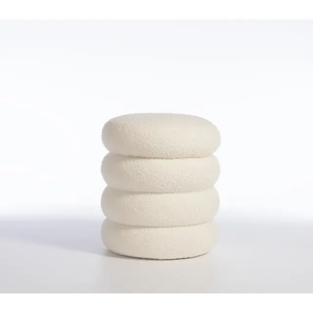 Σκαμπό Nef-Nef Stool Ecru 35x40