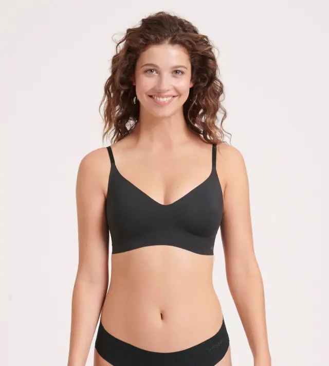 Sloggi Σουτιέν Zero Microfibre 2.0 Bralette Μαύρο