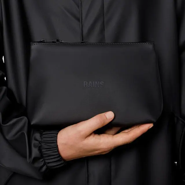 Αδιάβροχο Νεσεσέρ Rains Cosmetic Bag 15600-01 Μαύρο - ONESIZE 2