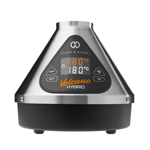 Storz & Bickel Volcano Hybrid Silver Dry Herb Vaporizer 3