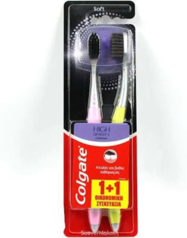 Colgate High Density Charcoal Soft 2tmx Μπλε 3