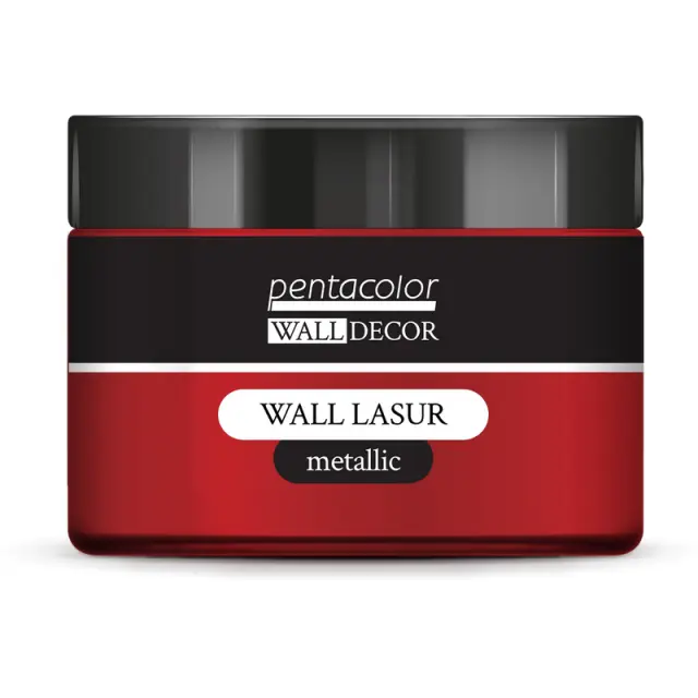 Wall Lasur μεταλλικό Pentart, Red Copper, 150ml