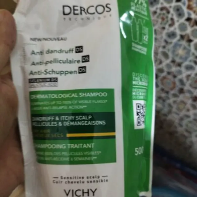 Vichy Dercos Anti Dandruff Refill Σαμπουάν κατά της Πιτυρίδας για Ξηρά Μαλλιά 500ml