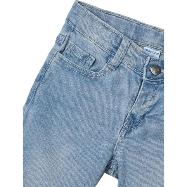 Mayoral Βερμούδα Τζιν Πεντάτσεπη Βασικό Γκρι Μπλε για Αγόρι 3