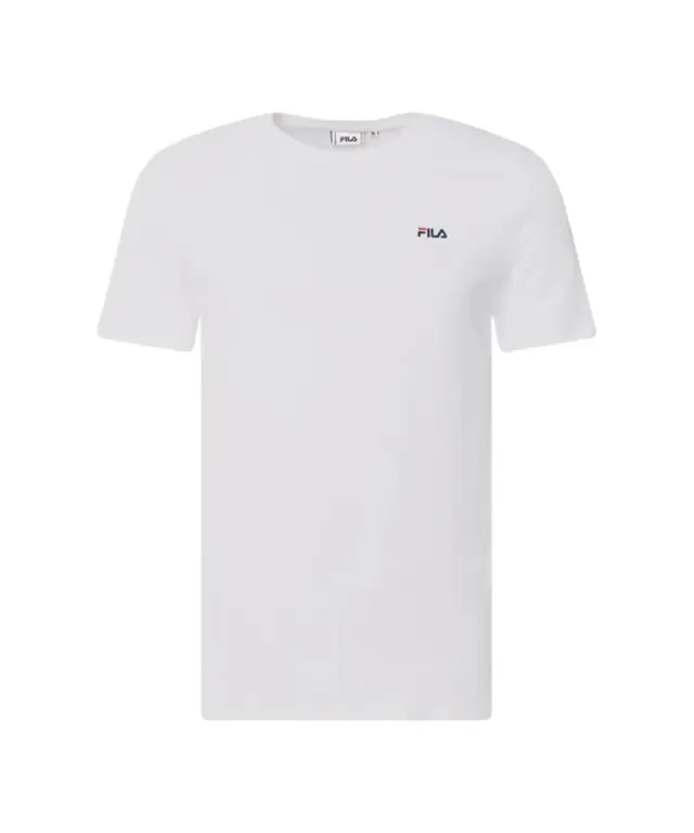 Fila - Ανδρικές Κοντομάνικες Φανέλες Brod FAM0083-13005 Μαύρο/Λευκό 3