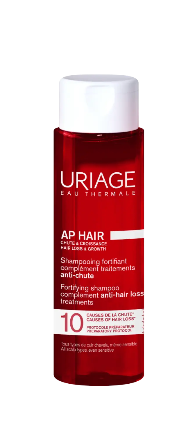 Uriage AP HAIR- Ενισχυτικό σαμπουάν συμπλήρωμα θεραπειών κατά της τριχόπτωσης 200ml 3