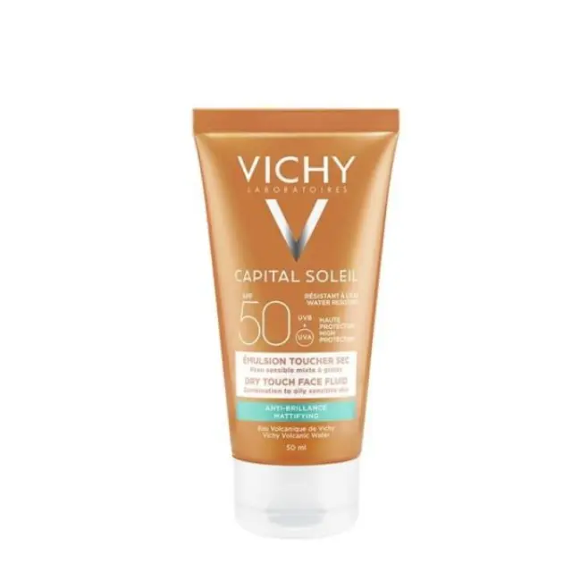 Vichy Capital Soleil SPF50 Αντηλιακή Κρέμα Προσώπου για Ματ Αποτέλεσμα, 50ml