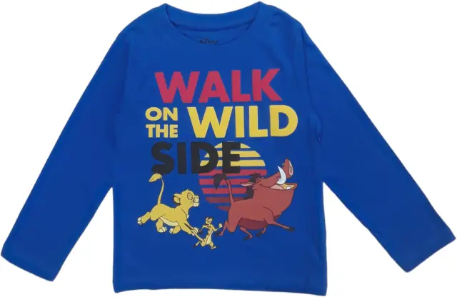 Μπλουζάκι Μακρυμάνικο Walk On The Wild Side Blue 8020405 - 6-7 Y (122cm)