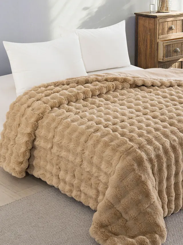 Κουβερτοπάπλωμα Rabbit Beige King Size (240x250) Sunshine