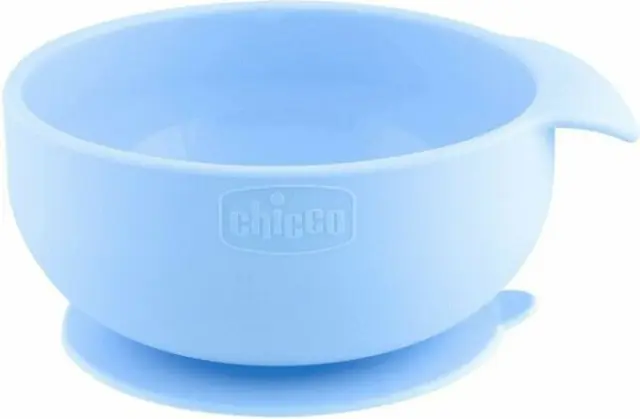 Chicco Μπολ Σιλικόνης 6Μ+ με Βεντούζα Σιέλ F05-10221-20