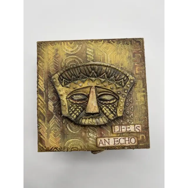 Εύκαμπτο Καλούπι για Σαπούνι-Γύψο - 21x29.7cm - Savana Tribal Masks 2