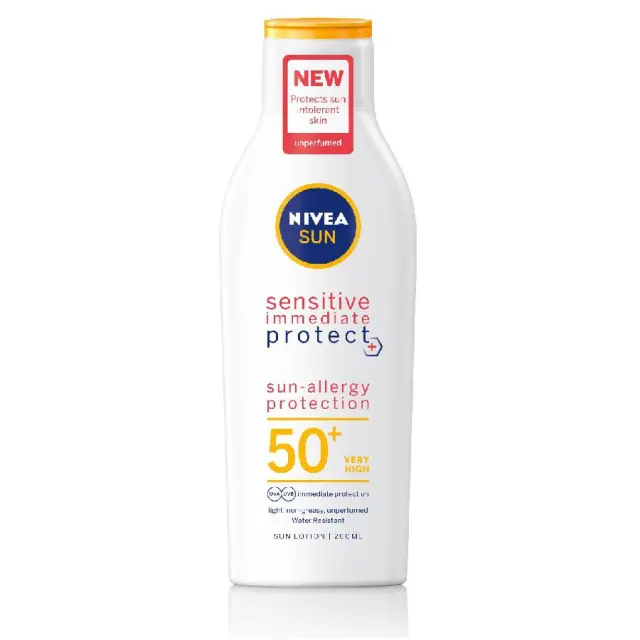 Nivea Sun Adults Sensitive Lotion SPF50+, 200ml