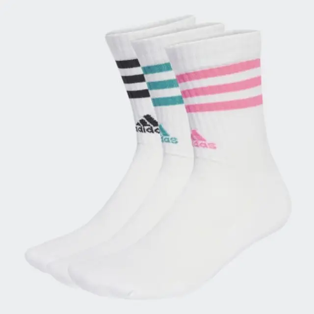 Adidas Athletic Socks White 3 Pairs JW2765 - 19-21