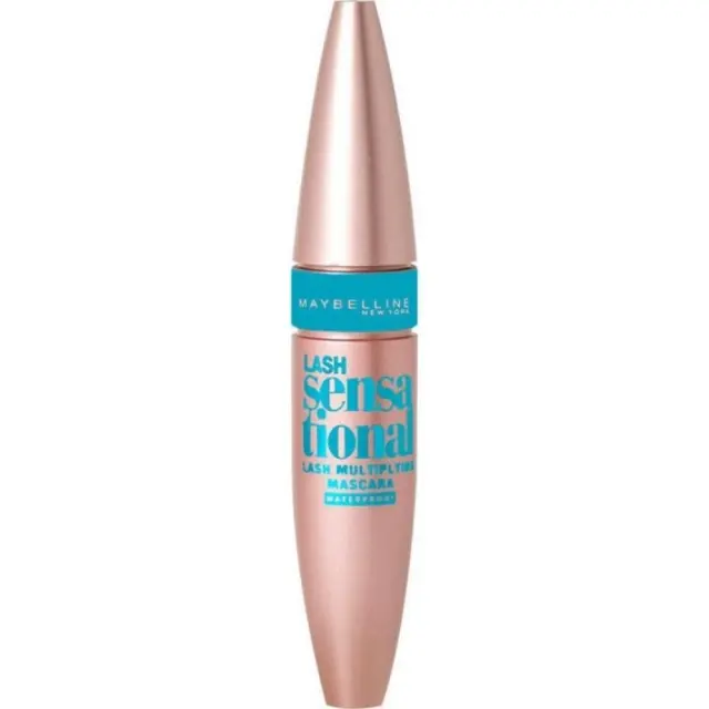 Maybelline Lash Sensational Αδιάβροχη Mascara για Όγκο Black 9.5ml (8136495) 2