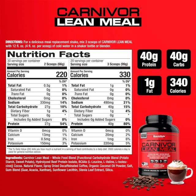 MuscleMeds Carnivor Lean Meal 2