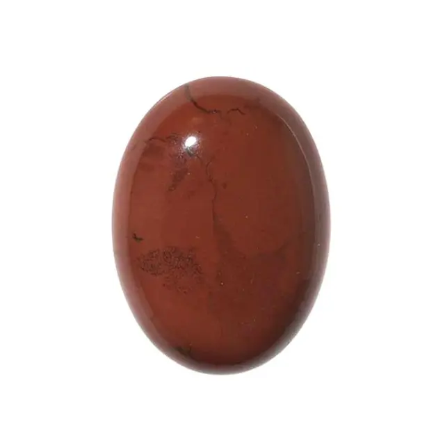 Καμπουσόν Ίασπις Red - Οβάλ 30x40mm - 1τεμ