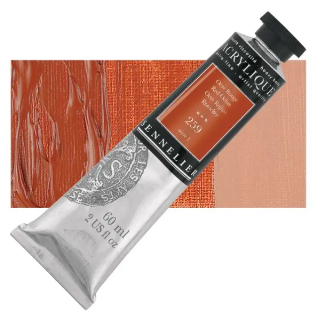 Ακρυλικό Sennelier Extra Fine - 259 Red Ochre S1 - 60ml