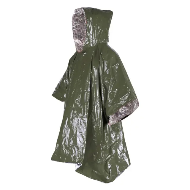 TAC MAVEN Zero Hour Emergency Poncho-Αδιάβροχο Πόντσο Επιβίωσης με Κουκούλα - 06-Χακί-Olive Green