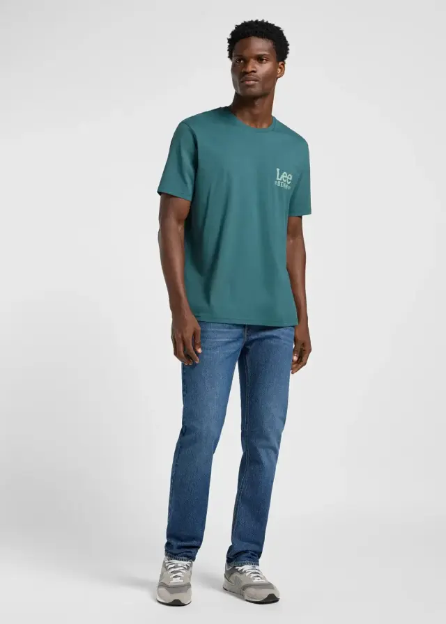 Lee - Ανδρικό T-shirt Subtle Logo Tee 112365457 Πετρόλ - 2XL 3