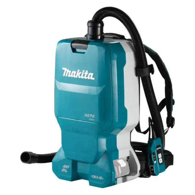 Σκούπα Πλάτης Μπαταρίας 2x18V 6lt 85W Κατηγορία L/BL/AWS MAKITA DVC665ZU