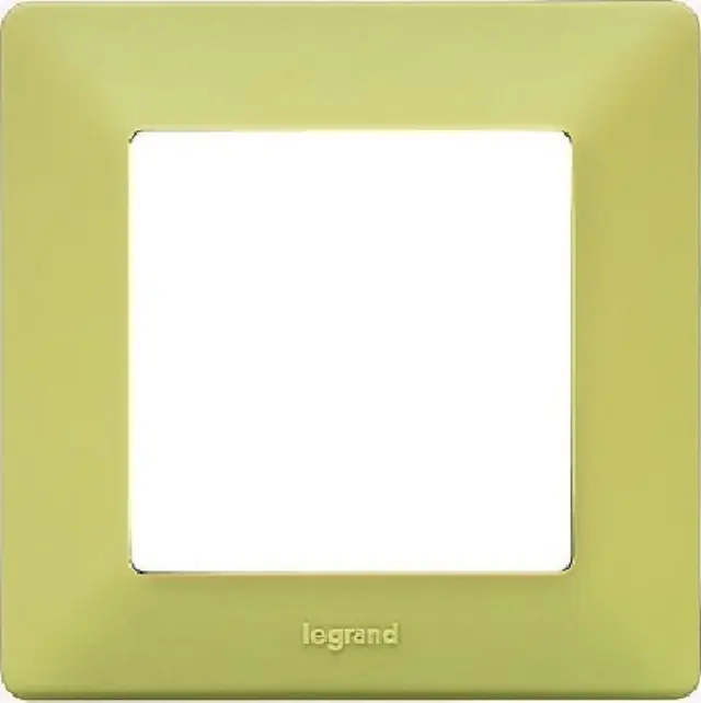 Plate Valena Life, 1-Gang, Lime
