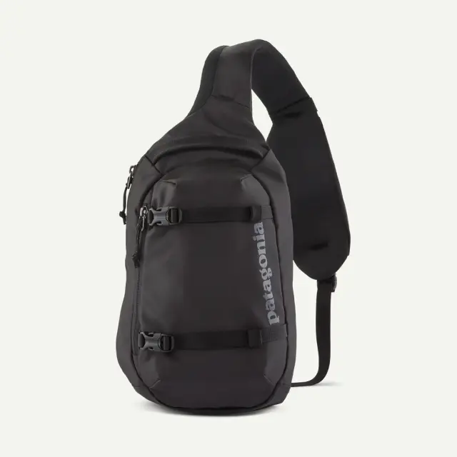 Patagonia Μαύρη Τσάντα 8 λίτρων Atom Sling - 8L