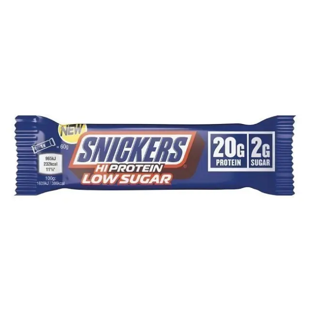 Snickers Hi-Protein Low Sugar Βar Μπάρα Υψηλής Πρωτεΐνης 57gr