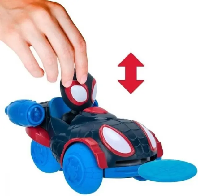 SPIDEY ΦΙΓΟΥΡΑ 5 εκ. ΜΕ ΟΧΗΜΑ W2 - MILES MORALES 2