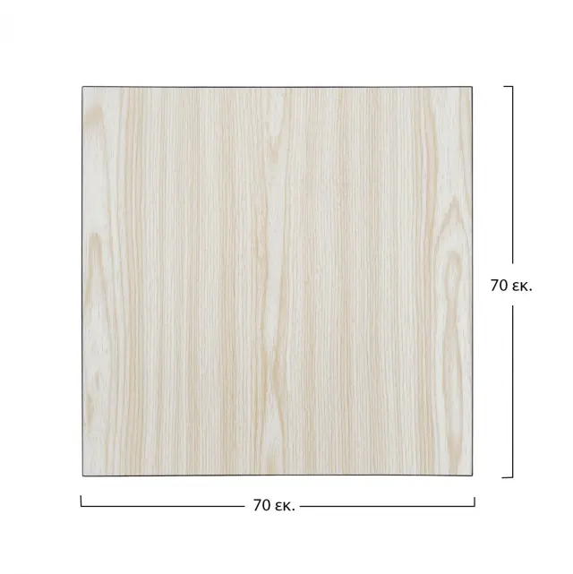 ΕΠΙΦΑΝΕΙΑ ΤΡΑΠΕΖΙΟΥ ΑΠΟ MDF 70Χ70 εκ. FB98438.03 ΔΡΥΣ ΜΑΥΡΟ 2