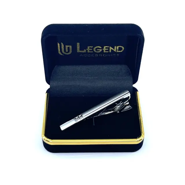 Ασημί Κλιπ Γραβάτας 6 cm – LGTC-T13/2