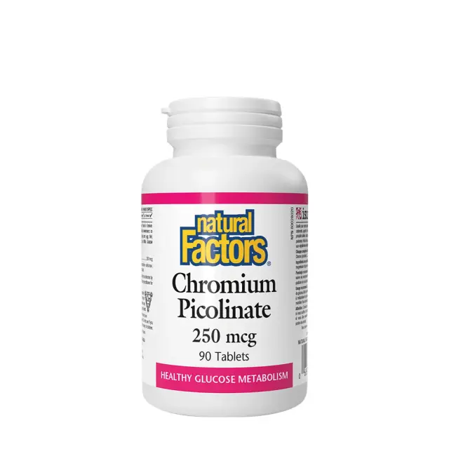 Natural Factors Chromium Picolinate 250 mcg