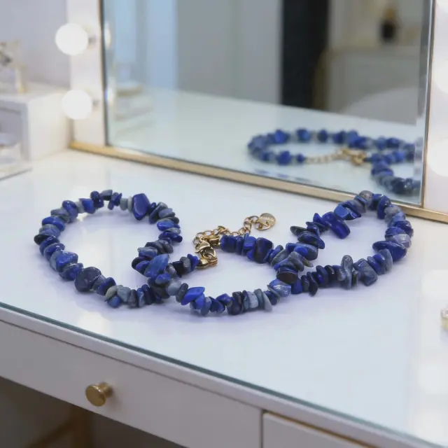 Lapis Lazuli Chip Necklace
