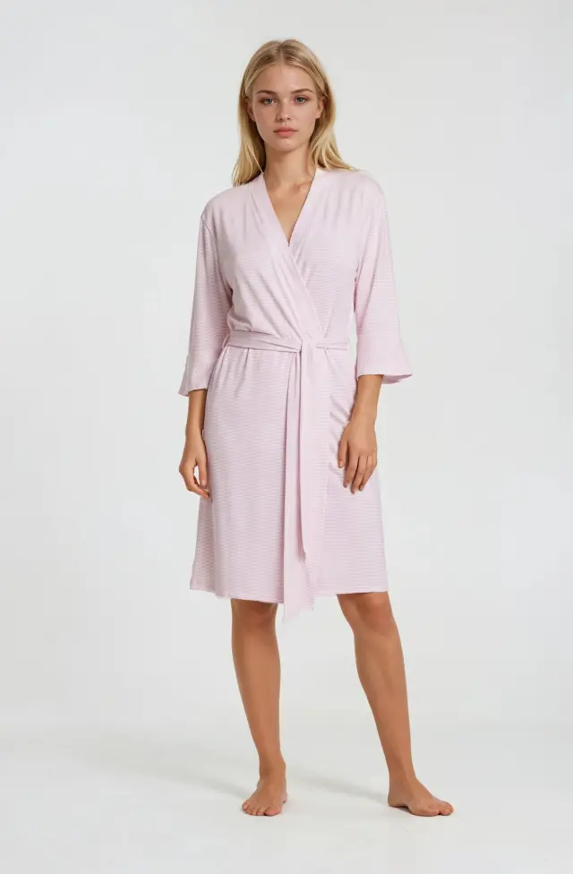 S992 - Type - ROBE SOFT PINK STRIPE - S