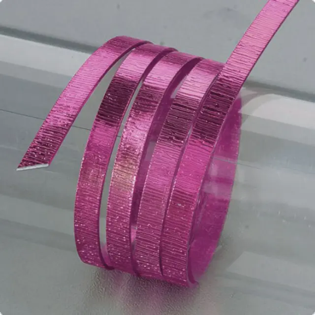 Σύρμα Αλουμινίου Flat - 1x5mm - Bright Pink - 2m