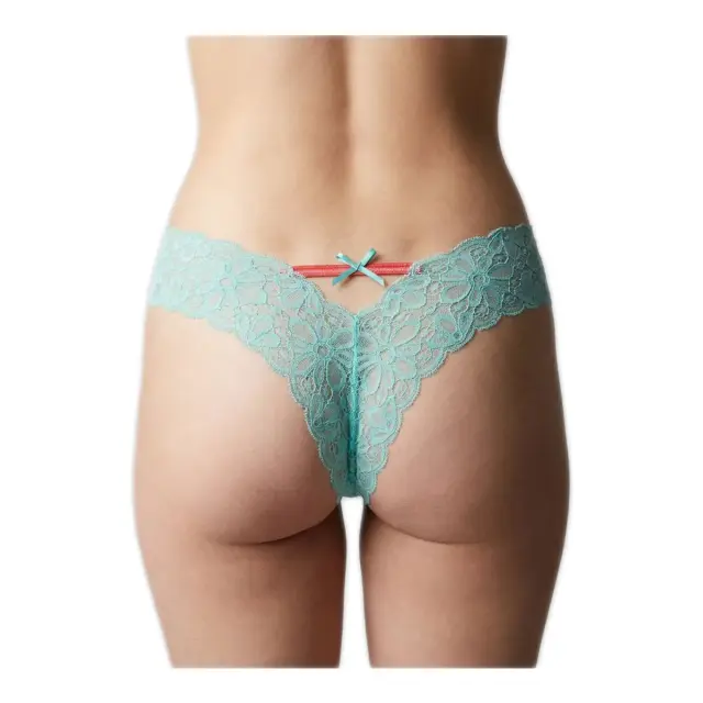 Milena Γυναικείο Boxer Χαμηλόμεσο με Δαντέλα, Χρώμα Aqua 2