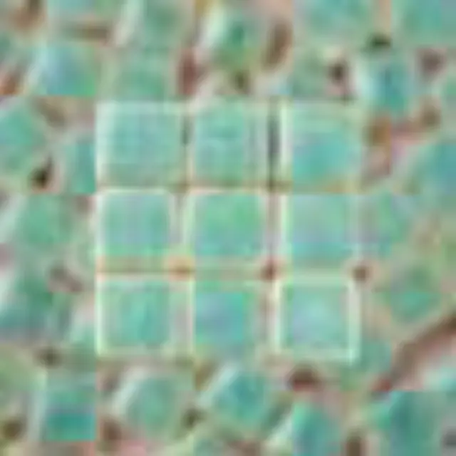 Mini Κεραμική Ψηφίδα 5x5x3mm, Dark Turquoise, WG03 ~10gr ~100τεμ