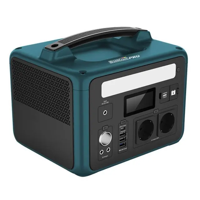 BORMANN Pro BBC5060 - BORMANN Pro BBC5060 Power Station 600W,640Wh/200000mAh , 12V/24V, AC, DC, TYPE C, USB-A , LiFePO4 (079743)