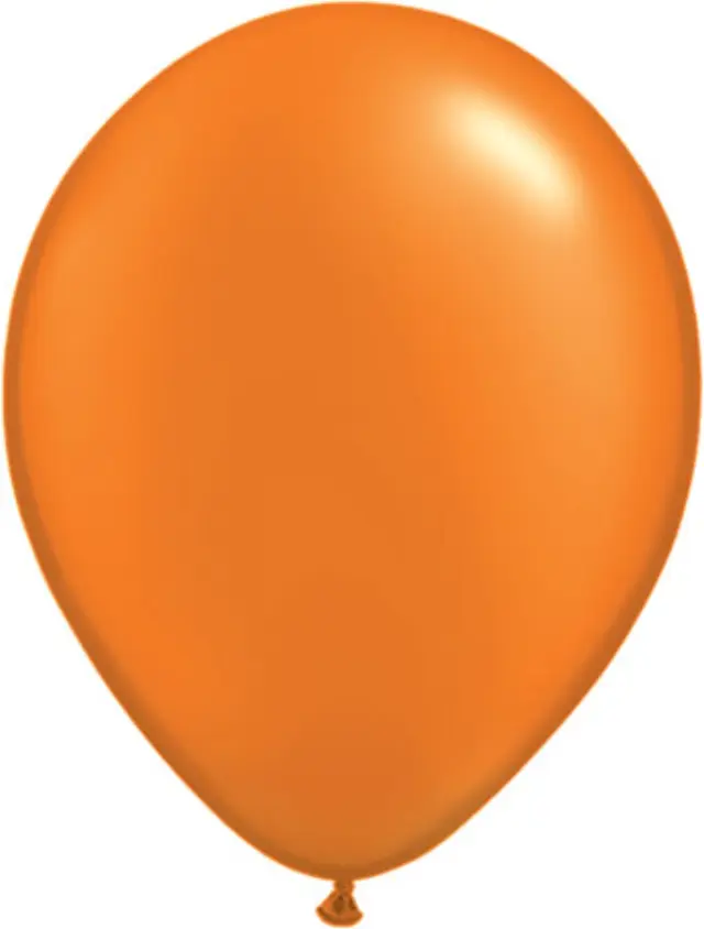 Μπαλόνια πολύ μικρά 5 Pearl Mandarin Orange /100 τεμ