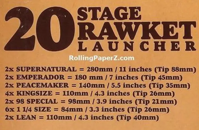 RAW Classic Cone RawKet Launcher - 20 Τεμάχια με ποικιλία Κώνων - 8τεμ. 2